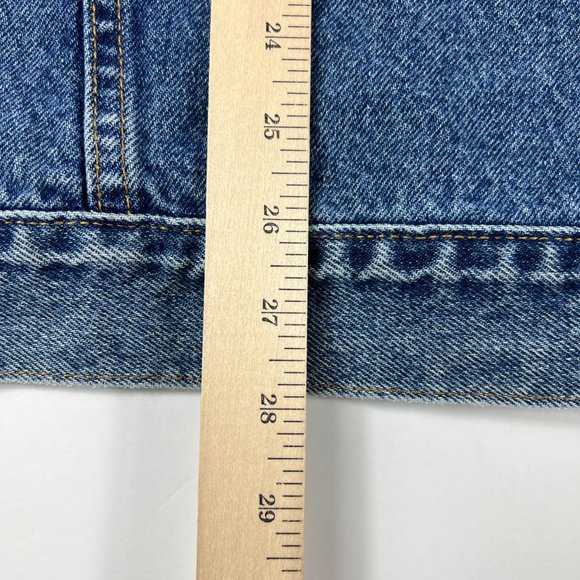 VTG Levi's Denim Jacket Extra Large Blue Trucker Type 3 Button Up 70507-0389 - Picture 13 of 14